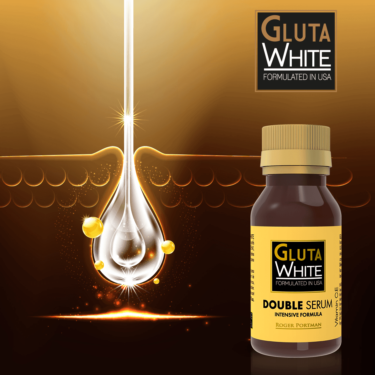 Gluta White Double Face Serum - 60ml - Pinoyhyper