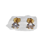 Golden Stainless Steel Stud Earings - 1258 - Pinoyhyper