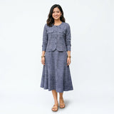 Lady Guoguo Women’s Button Front Linen Dress - HY001