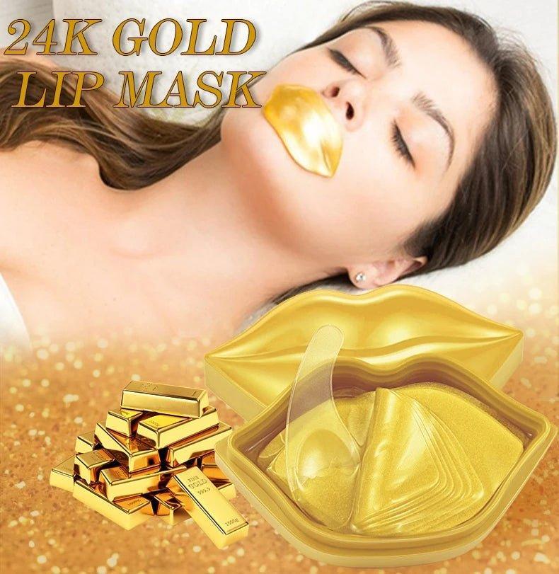 Guanjing 24k gold Lip Mask to Shape Beautiful Lips - 20 masks - Pinoyhyper