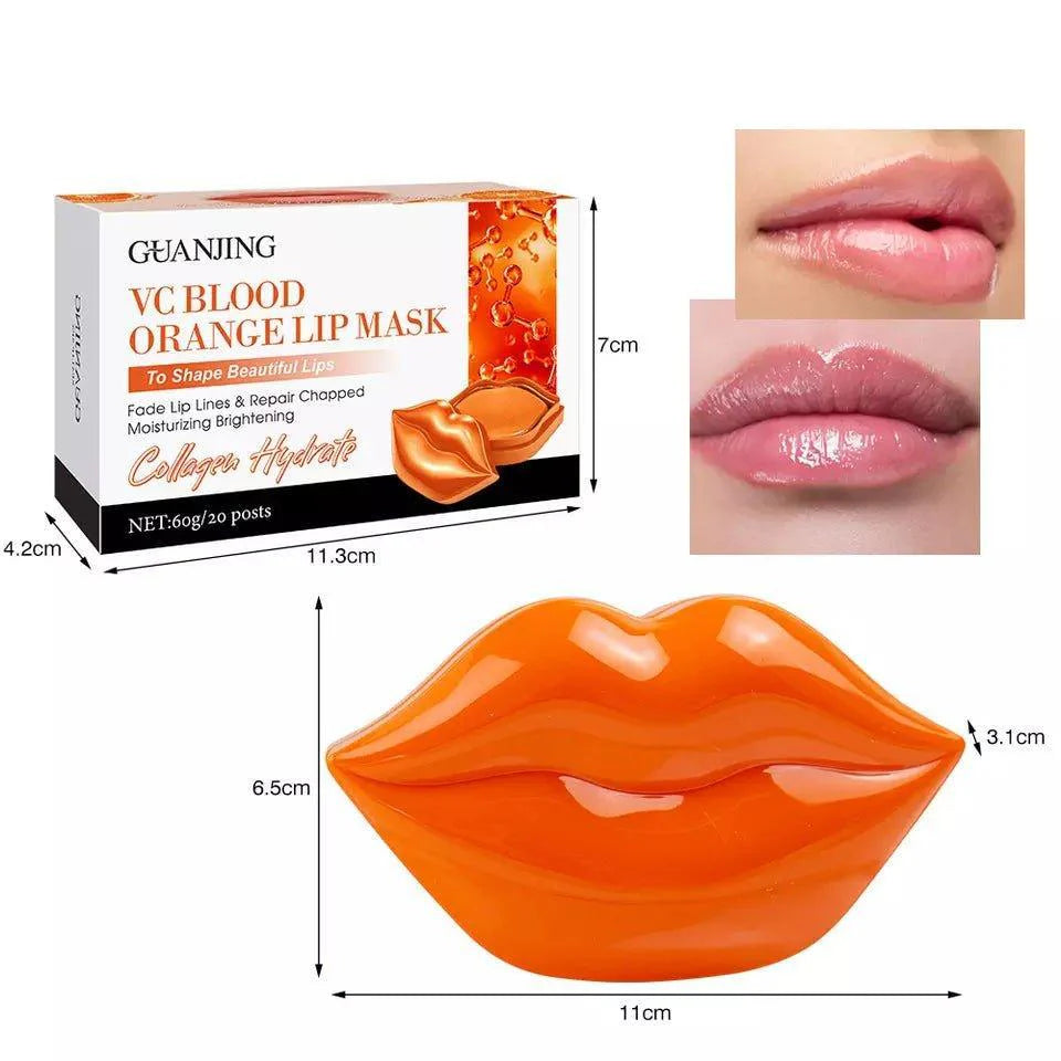 Guanjing VC (Vitamin C) Blood Orange Lip Mask to Shape Beautiful Lips - 20 masks - Pinoyhyper