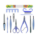 Guxiqi Manicure and Pedicure Set (11Pcs) - Pinoyhyper