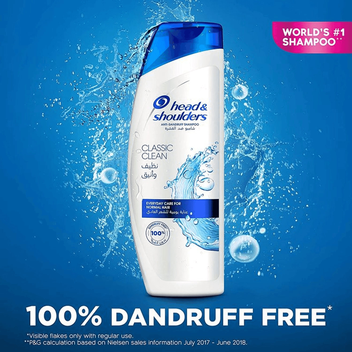 Head & Shoulders Classic Clean Shampoo - 700ml + 400ml - Pinoyhyper