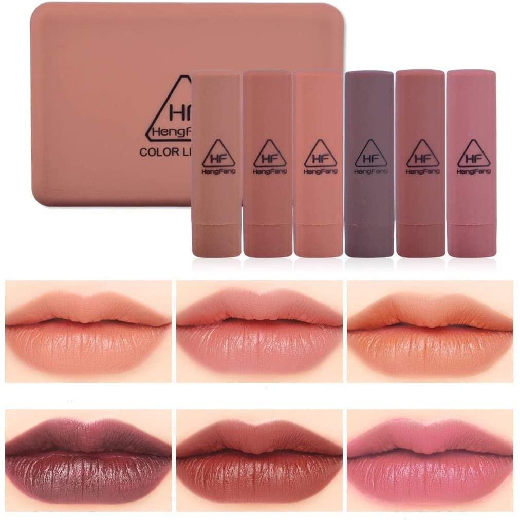 HengFang matte lipstick Box, set of 6 colors - Pinoyhyper