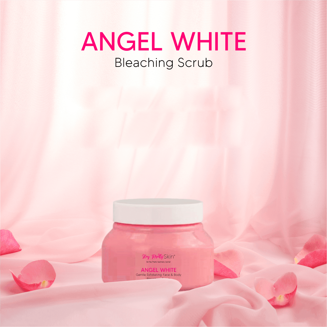 Hey Pretty Skin Angel White Face & Body Bleaching Scrub - 250ml - Pinoyhyper