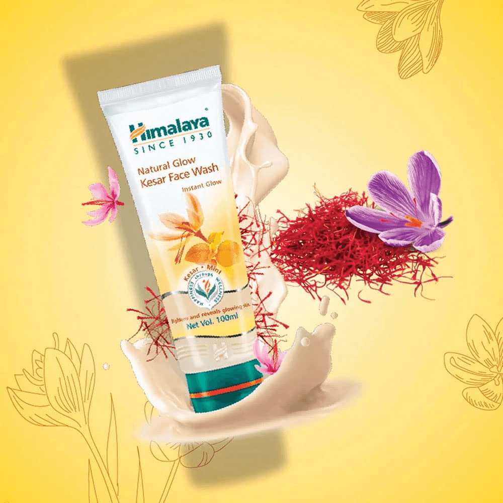 Himalaya Natural Glow Kesar Face Wash - 150ml - Pinoyhyper