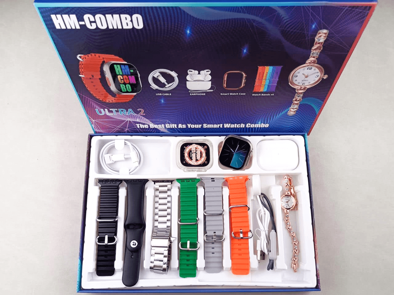 HM-Combo Ultra 2 Smart Watch + Airpods - Pinoyhyper