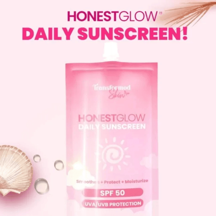 Honest Glow Daily Sunscreen SPF 50 - 50g - Pinoyhyper