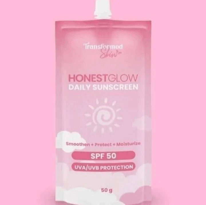 Honest Glow Daily Sunscreen SPF 50 - 50g - Pinoyhyper