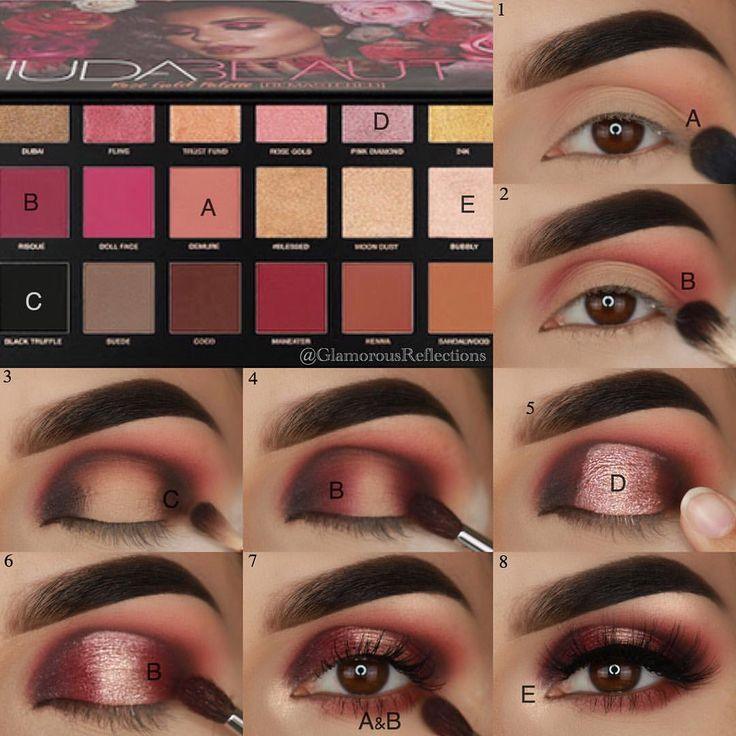 Huda Beauty Eyeshadow Rose Gold Palette - 18 colors - Pinoyhyper