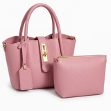 Women's Elegant Leather Handbag Set - 926