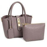 Women's Elegant Leather Handbag Set - 926