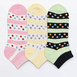Soft Elastic Ankle Socks - 3 Pairs B-020-3