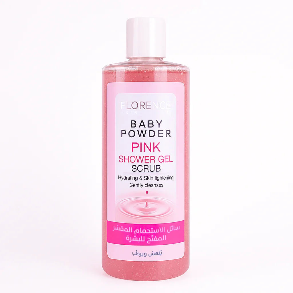 Florence Baby Powder Pink Shower Gel Scrub - 500ml