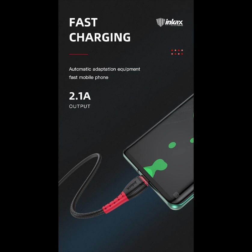 Inkax Micro Charger Cable CK-75 2.1A - Pinoyhyper
