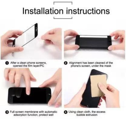 IPhone 12 (Black) Privacy Glass Original Screen Protector - Pinoyhyper