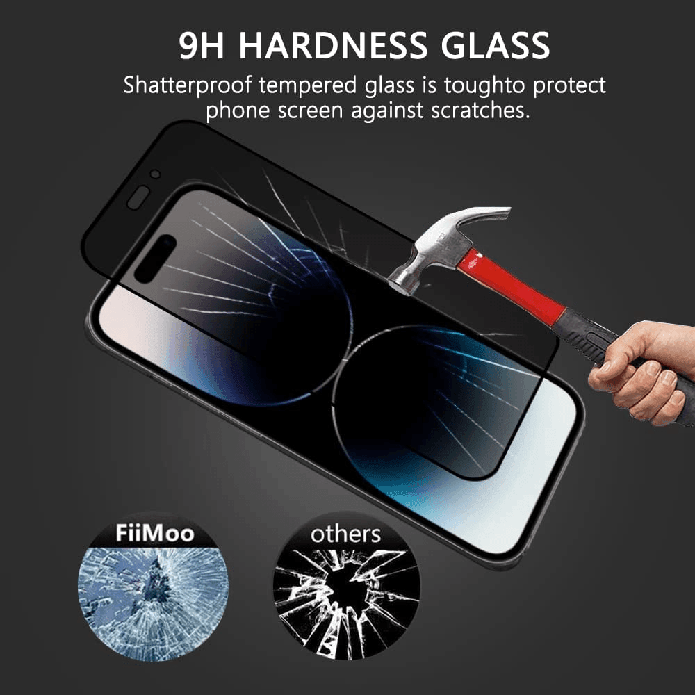 IPhone 14 Pro (Black) Privacy Glass Original Screen Protector - Pinoyhyper