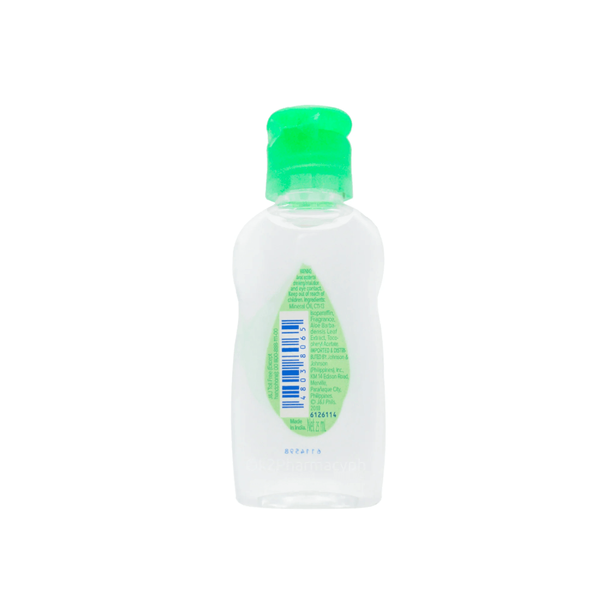 Johnson's Baby Oil With Aloe Vera & Vitamin E - 25ml - Pinoyhyper