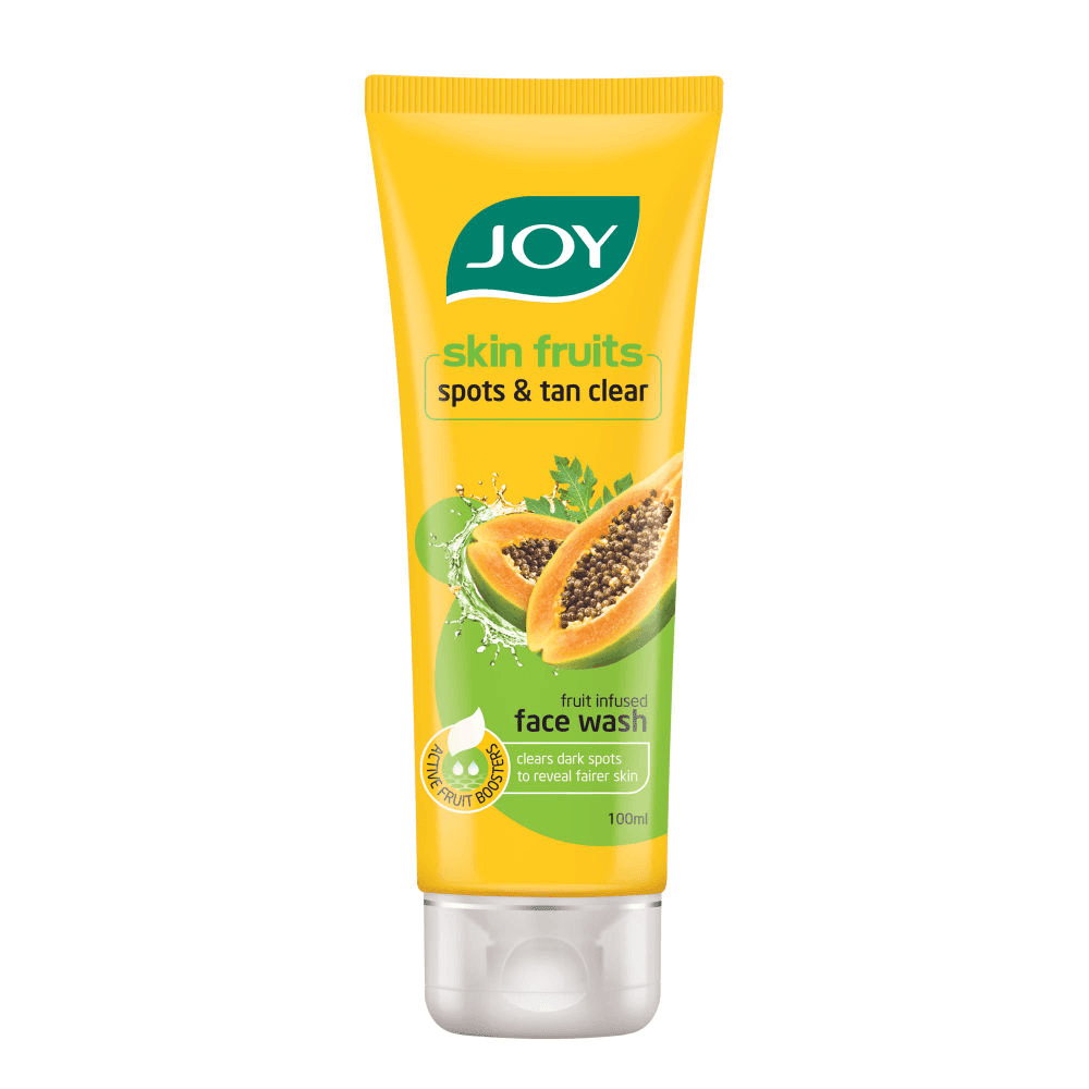 Joy Skin Fruits Spots & Tan Clear Papaya Face Wash - 100ml - Pinoyhyper