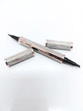 Karite 2 in 1 Black Eyeliner with 4-Tip Brown Eyebrow Pen Pencil - Pinoyhyper