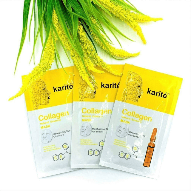 Karite Collagen Natural Essence Facial Mask - 3pcs - Pinoyhyper