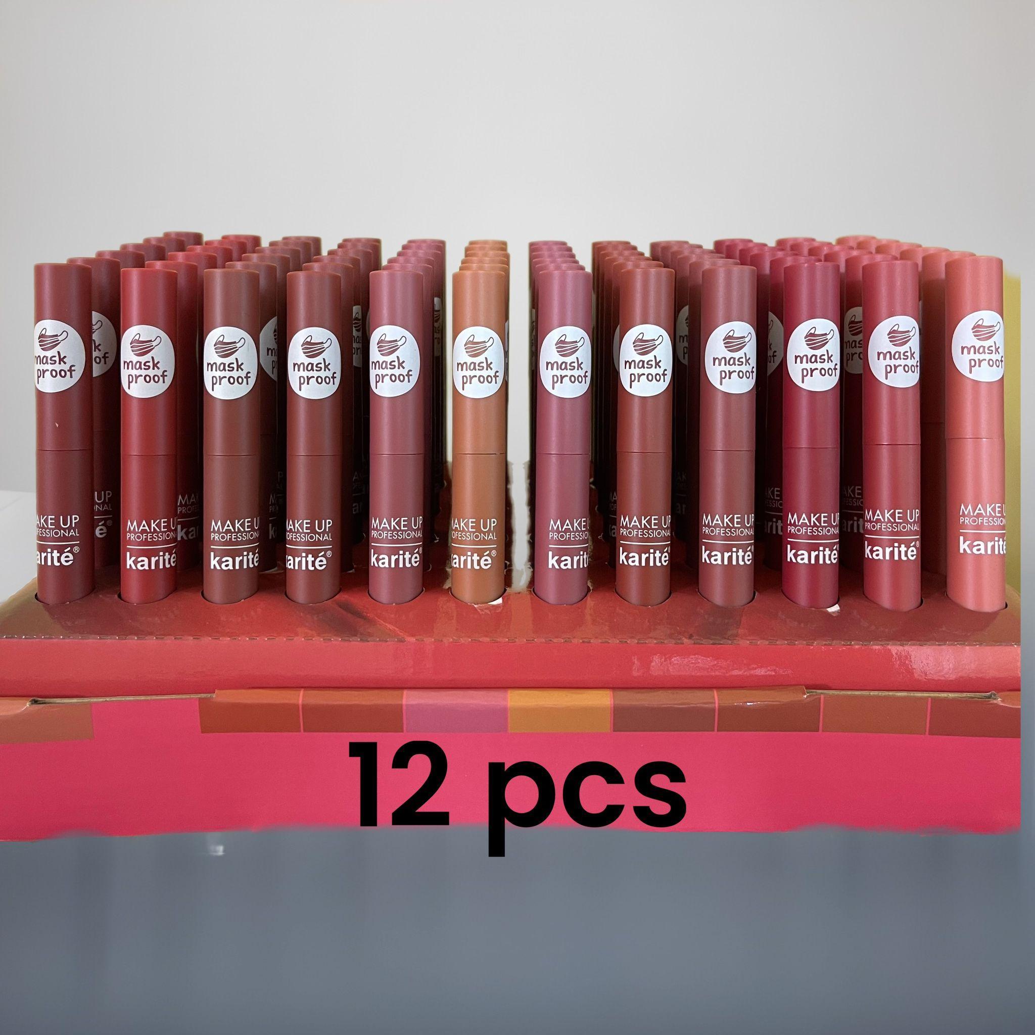 Karite Mask Proof Lipstick Artist Lip Shot - 12 Pcs - Pinoyhyper