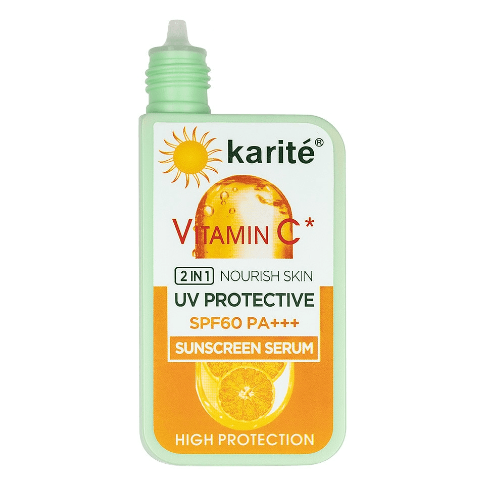 Karite Vitamin C Spf 60 UV Protective Sunscreen Serum - 60ml - Pinoyhyper