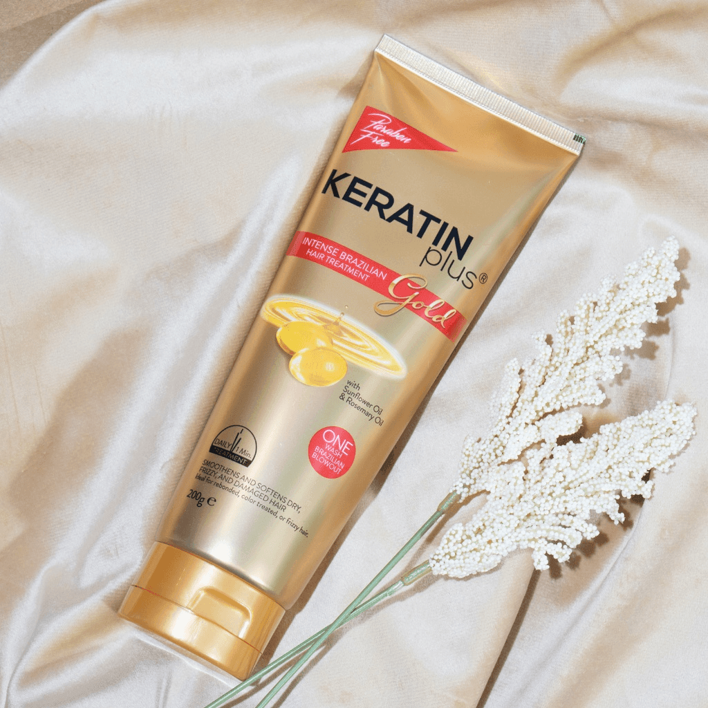 Keratin Plus Gold Intense Brazillian Hair Treatment Tube - 200g - Pinoyhyper