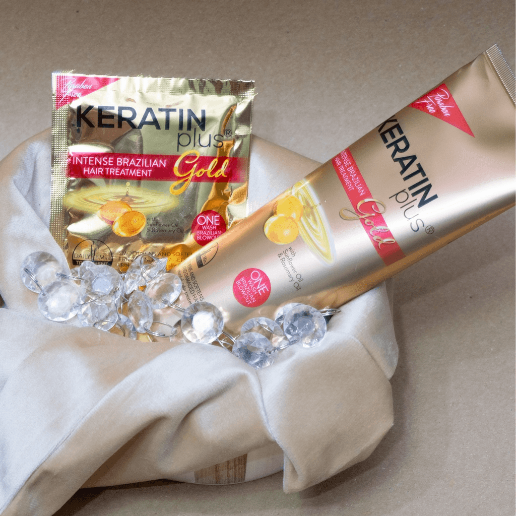 Keratin Plus Gold Intense Brazillian Hair Treatment Tube - 200g - Pinoyhyper