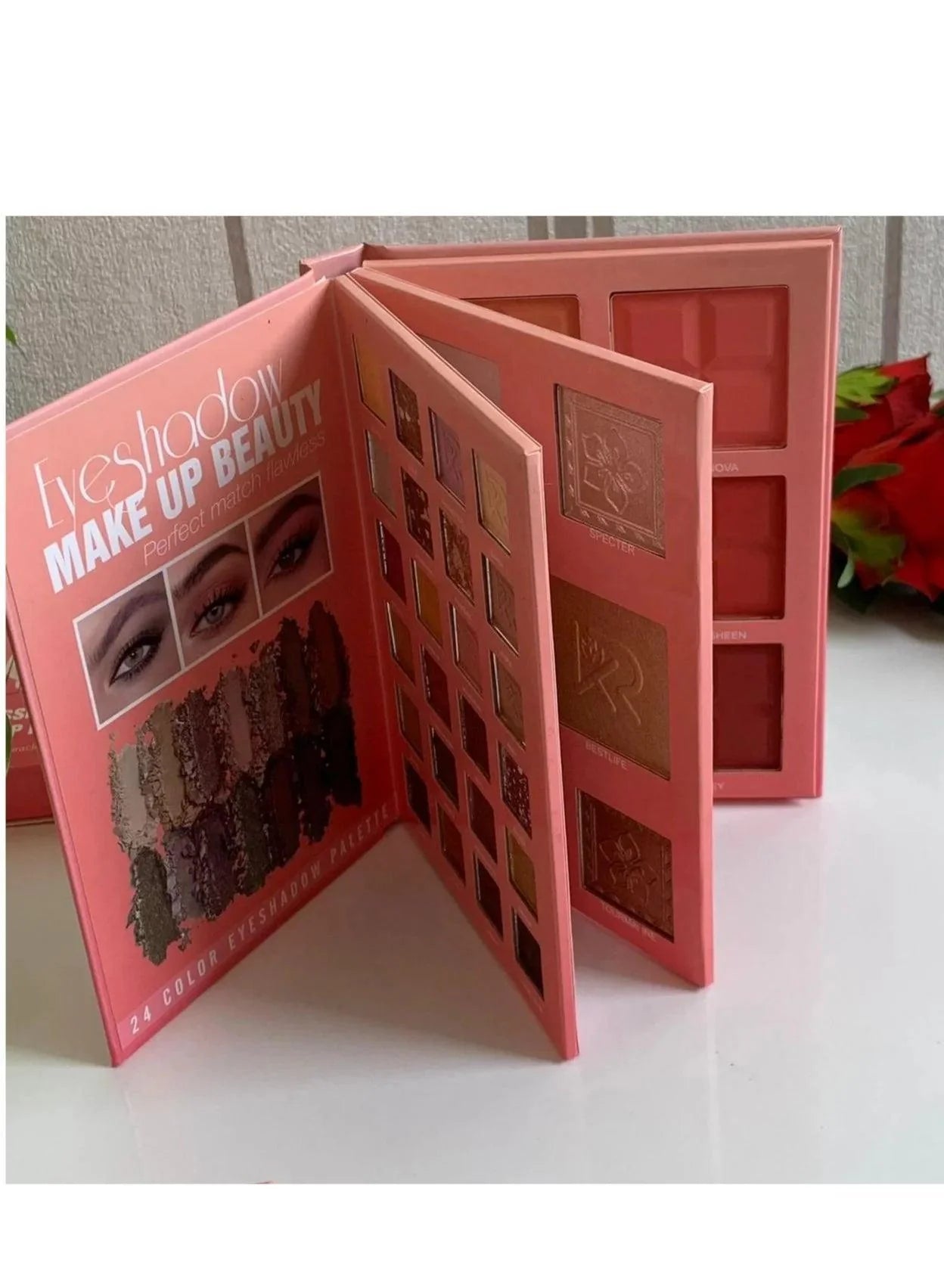 Kerry Rose Makup Kit 24 Eyeshadow & 6 Highlighter & 6 Blusher - Pinoyhyper