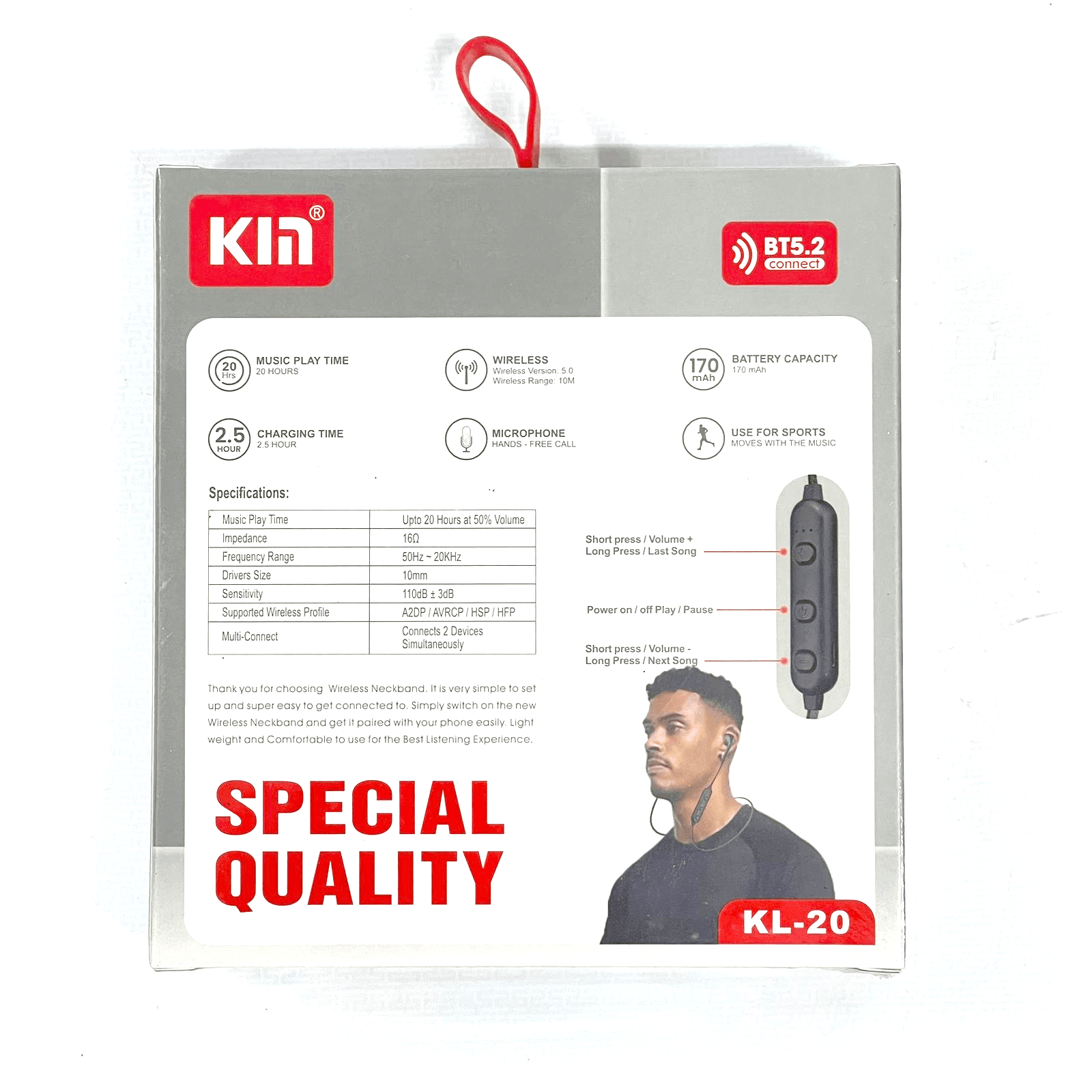 Kin Kl50 Guide Book Kin Hi-Fi Wireless Headphone KL- 20 – Moon Kuwait