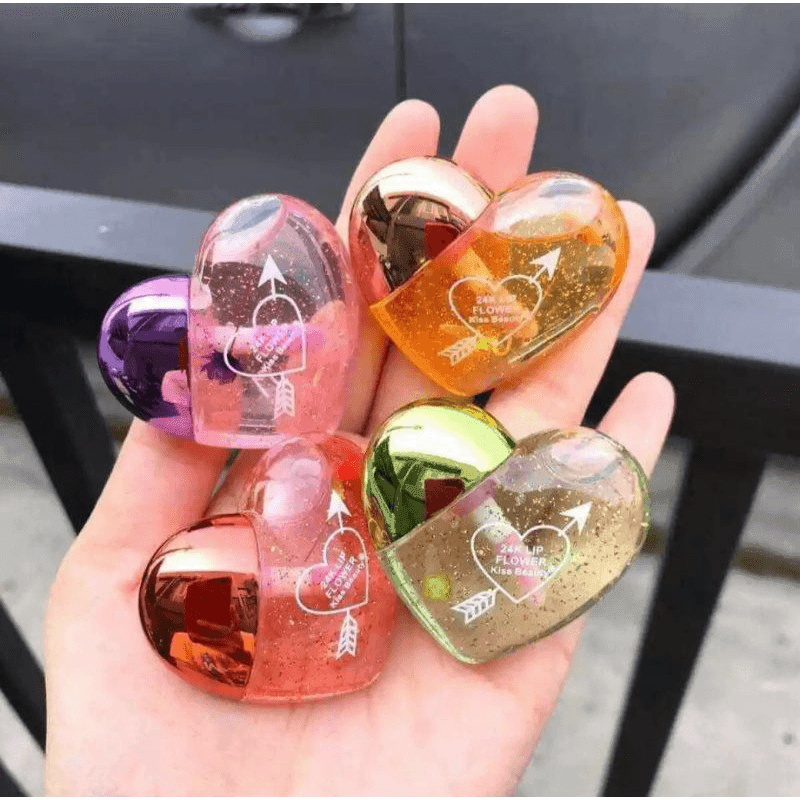 Kiss Beauty 24k Lip Gloss Heart Shape - Pinoyhyper