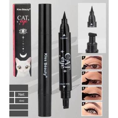 Kiss Beauty Cat Eye 2 in 1 Eyeliner and Stamp - Pinoyhyper