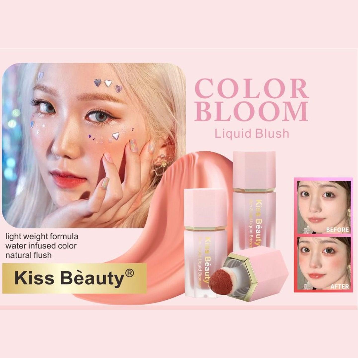 Kiss Beauty Color Bloom Liquid Blush - Pinoyhyper