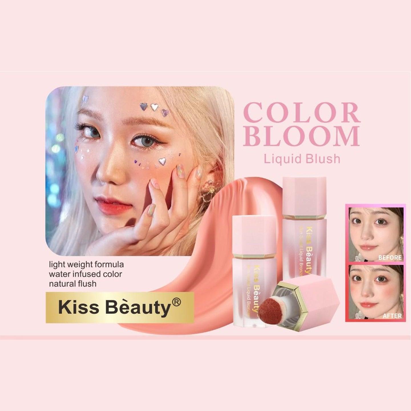 Kiss Beauty Color Bloom Liquid Blush - Pinoyhyper