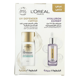 L'Oreal Hyaluron Expert Serum + UV Defender Sunscreen - Plump & Protect Kit - Pinoyhyper