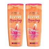 L'Oreal Paris Elvive Dream Long Reinforcing Shampoo For Weakened Long Hair - 2 x 400ml - Pinoyhyper