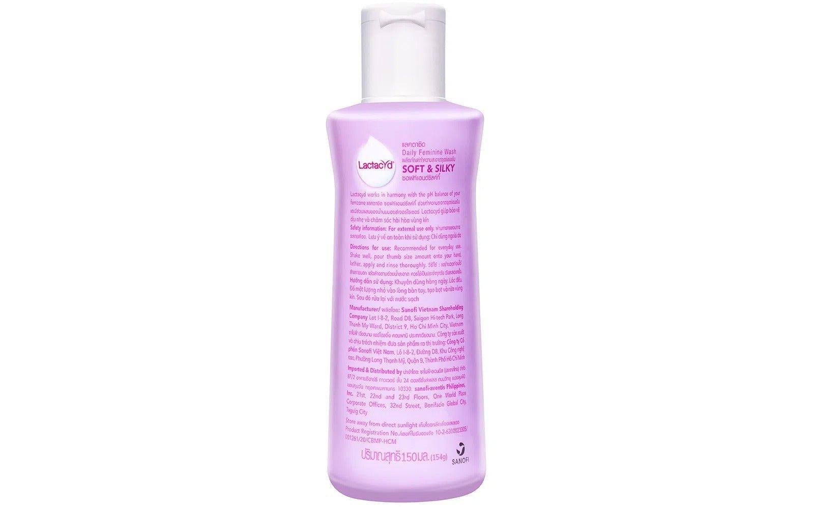 Lactacyd Feminine Care Soft & Silky - 150ml - Pinoyhyper