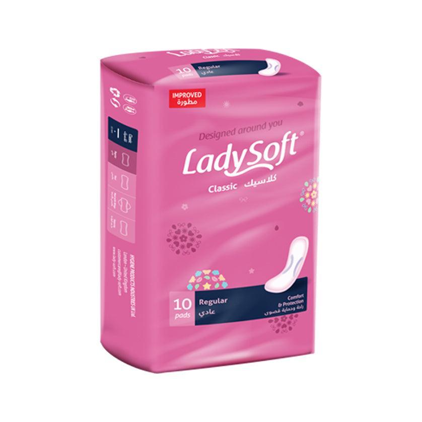 Lady Soft Premium Classic Pads Regular - 10 Pads - Pinoyhyper
