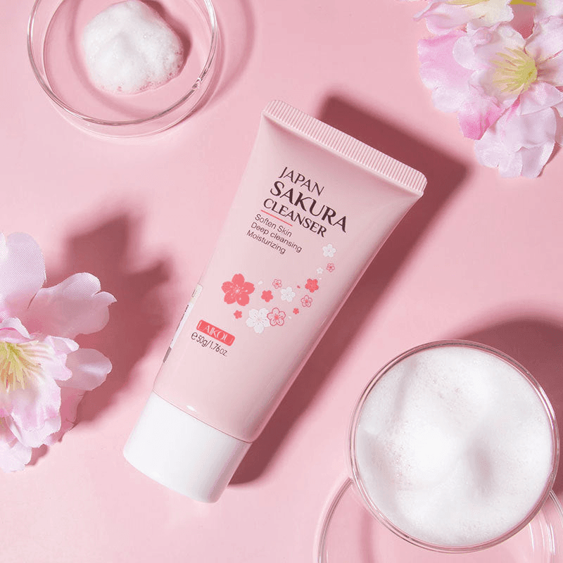 Laikou Japanese Sakura Facial Cleanser - 50g - Pinoyhyper