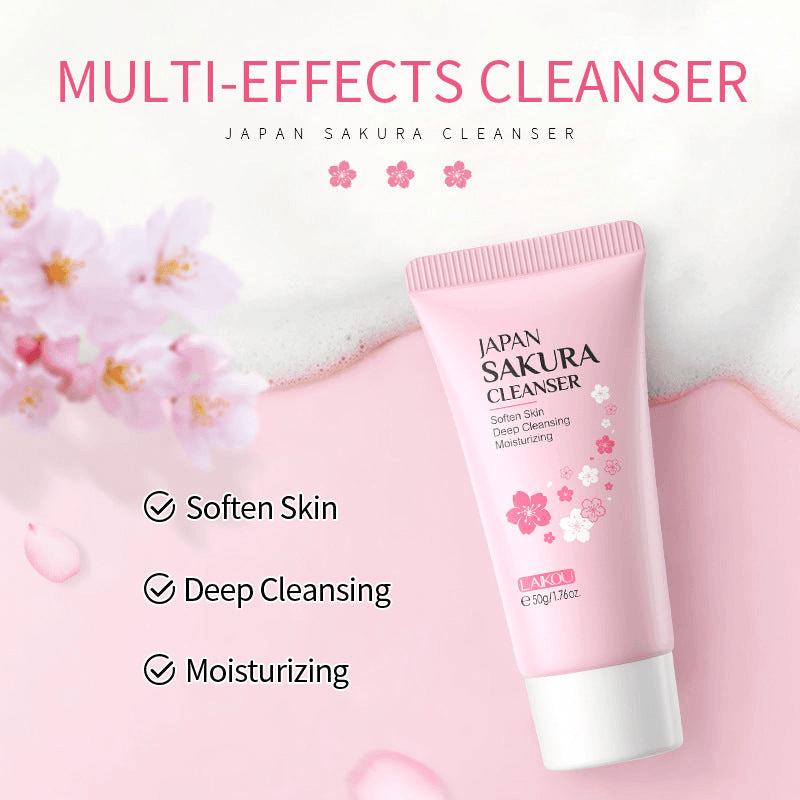 Laikou Japanese Sakura Facial Cleanser - 50g - Pinoyhyper