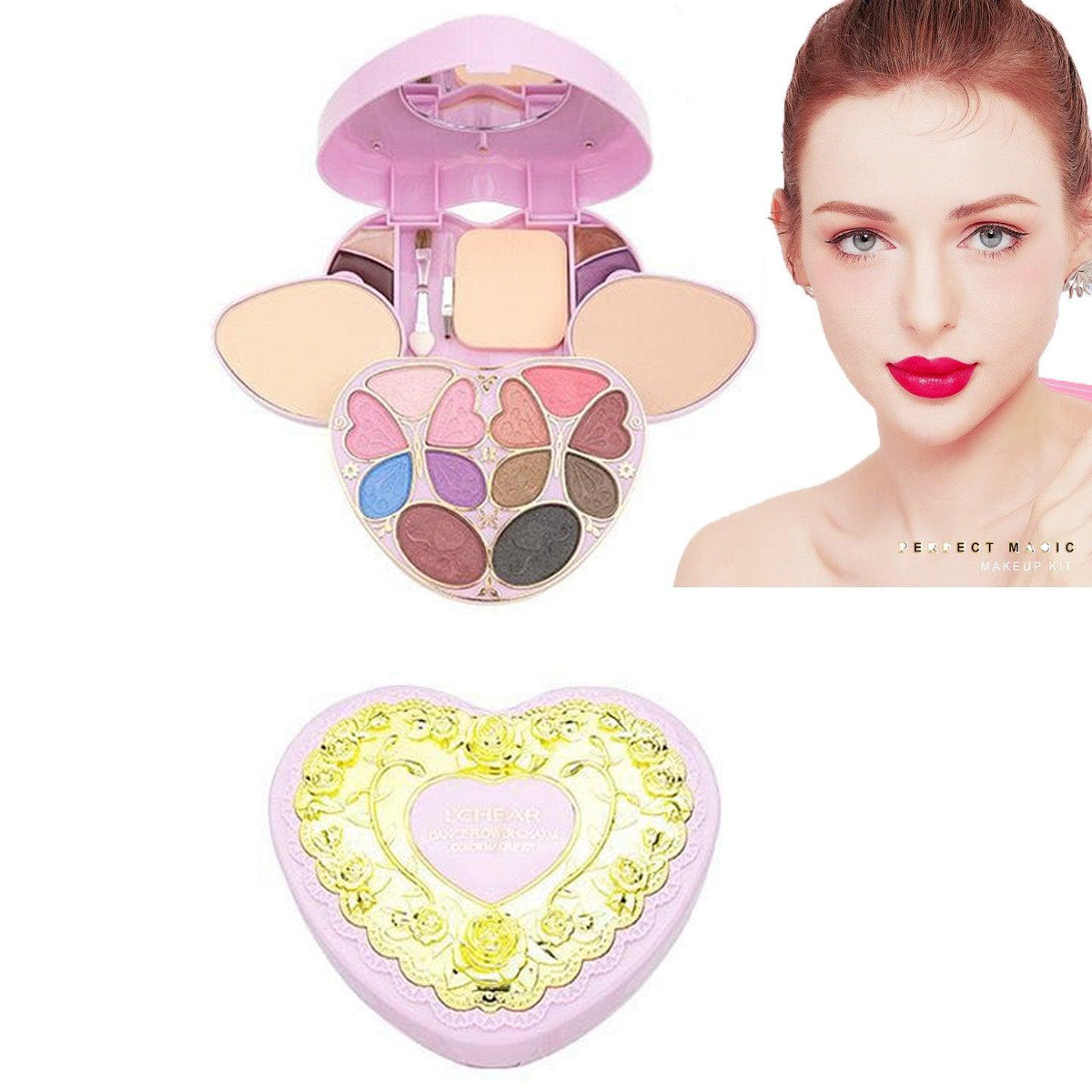 Lchear Dance Flower Charms Color Makeup Kit - Pinoyhyper