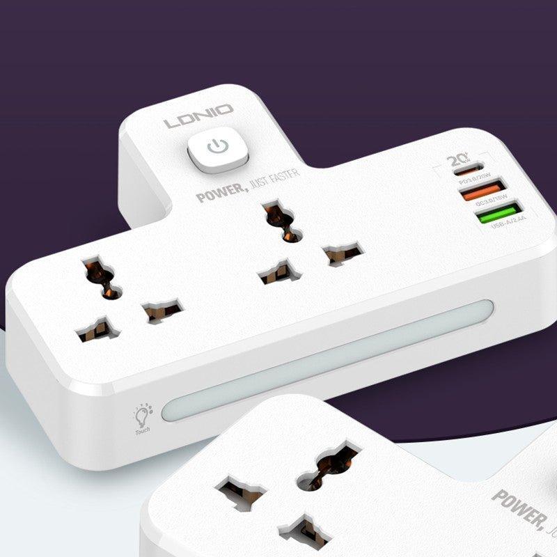 LDNIO SC2311 3 Usb Ports with PD 20W & QC3.0 Power Socket Universal Extension - Pinoyhyper