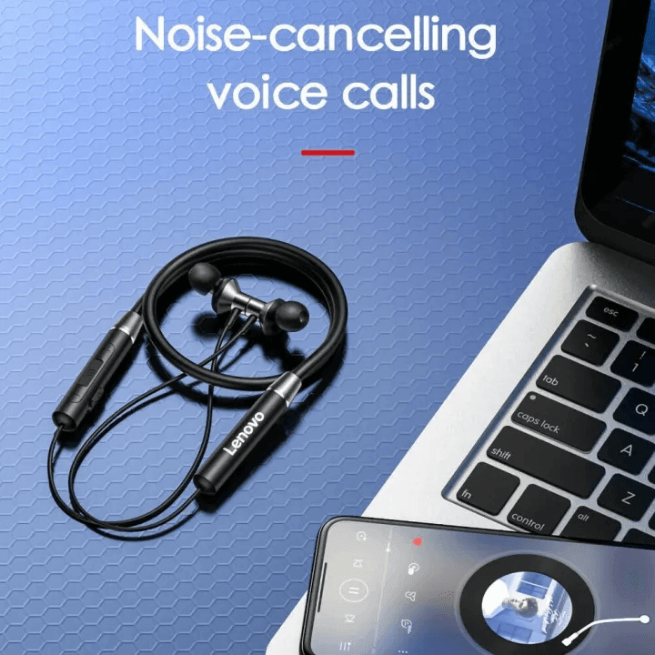 Lenovo HE05X Neckband Earphone - Pinoyhyper