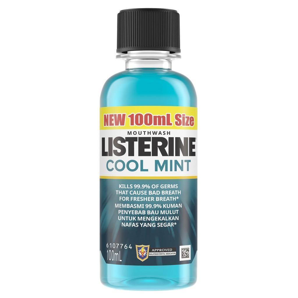 Listerine Mouthwash Cool Mint 100ml - Pinoyhyper