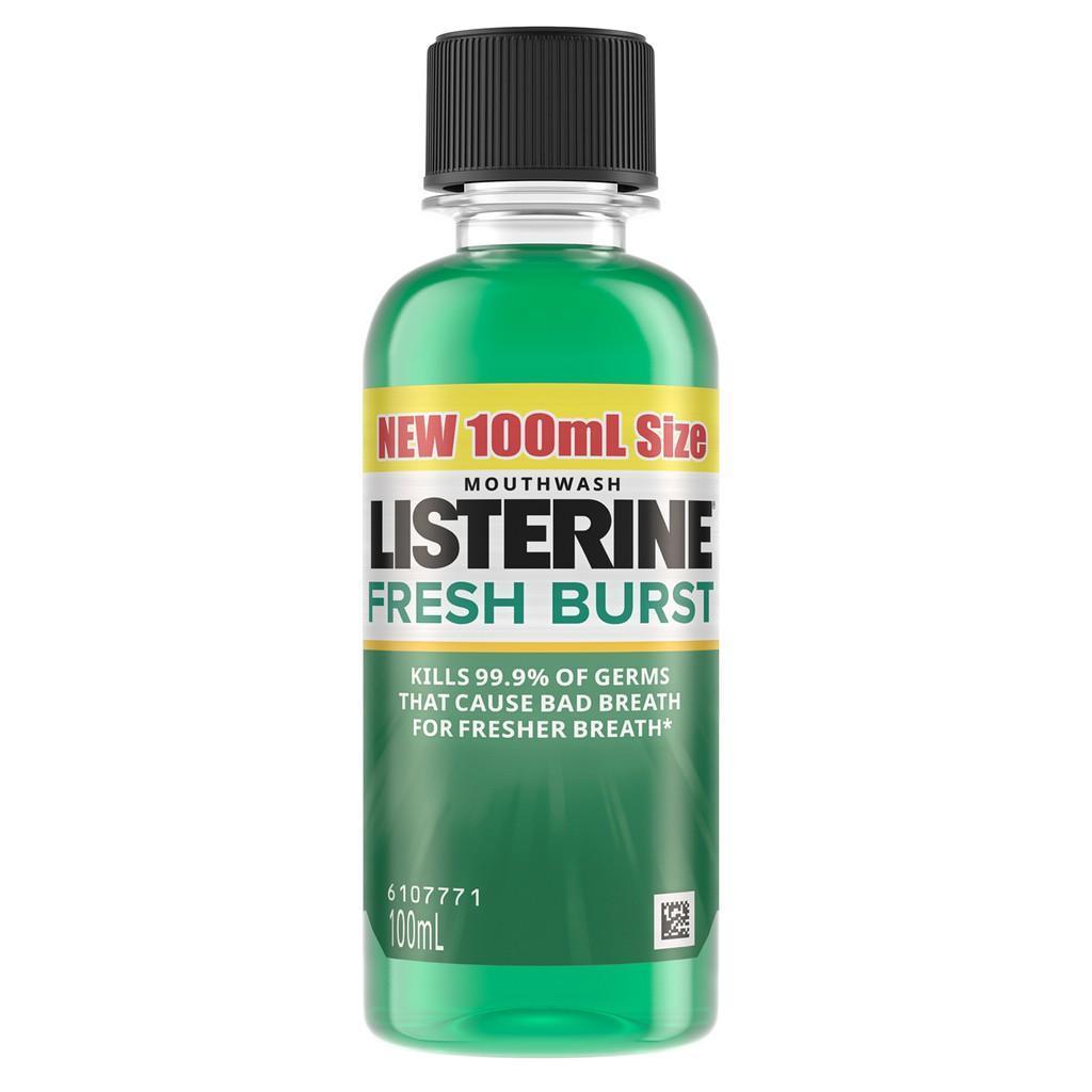 Listerine Mouthwash Fresh Burst 100ml - Pinoyhyper