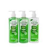 Love Jojo 92% Aloe Shampoo Conditioner and Lotion Set - 3 pcs × 300ml - Pinoyhyper