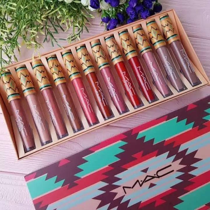 MAC - Liquid Lip Gloss Matte Set - 12 colors - Pinoyhyper