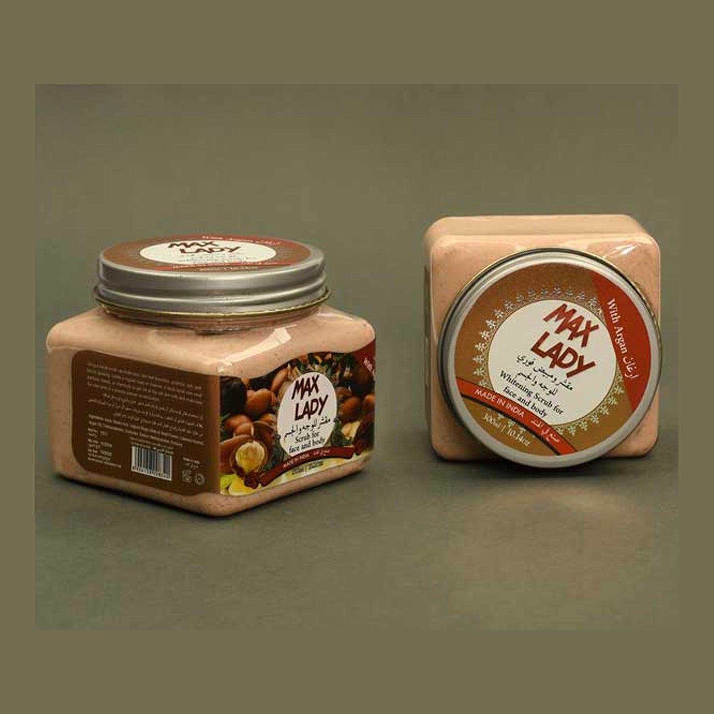 Max Lady Face & Body Scrub Argan - 300ml - Pinoyhyper