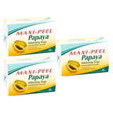 Maxi Peel Papaya Whitening Soap - 3Pcs × 135g (Offer) - Pinoyhyper